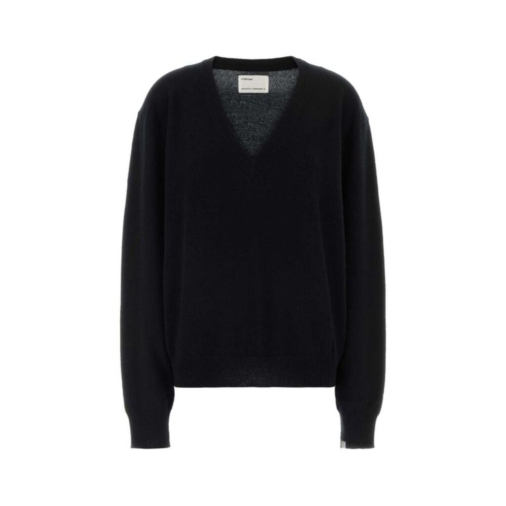 Extreme Cashmere Women Black Cashmere Nâ°492 Sweater